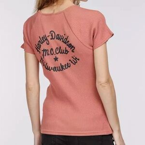 Harley Davidson Creed Club Ribbed Tee Size Large